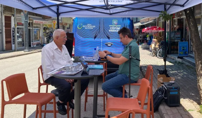 Ordu'da 153 Çözüm Merkezi ilçe ziyaretlerini sürdürüyor