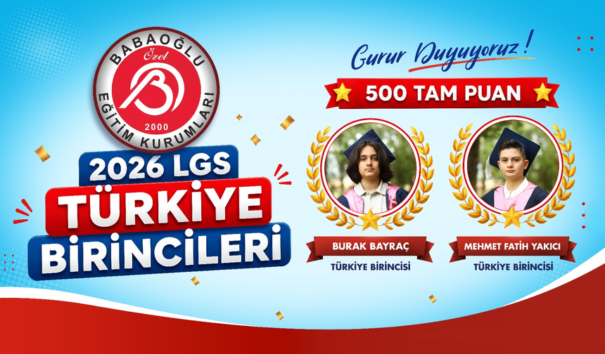 Babaoğlu Eğitim Kurumları’ndan Çifte Zafer