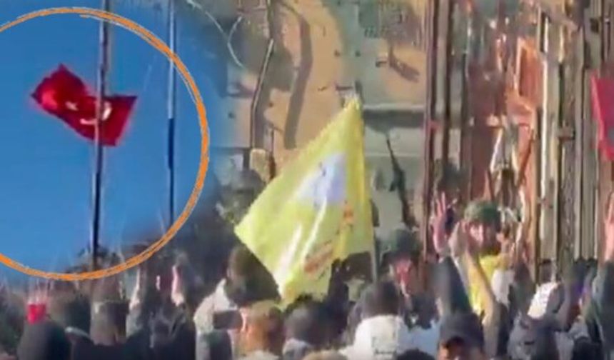 Bayrağımızı İndiip çiğneyen PKK sempatizanı tahliye edildi