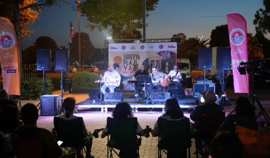 Maltepe plajlarında müzik keyfi