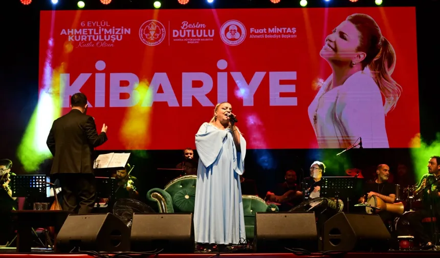 Manisa Ahmetli'de kurtuluşun 104. yılında Kibariye coşkusu